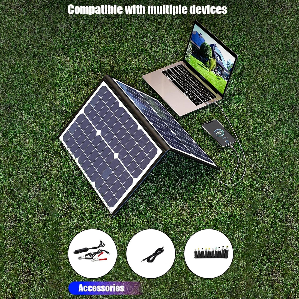 1000W Foldable Solar Panel Kit – Portable Off-Grid Power with MPPT Charging