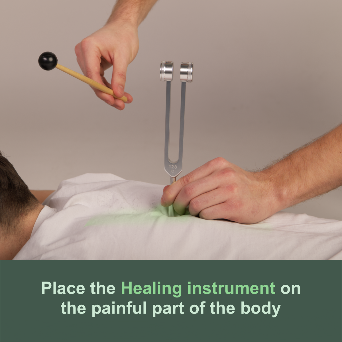 128 Hz Therapeutic Tuning Fork for Sound Therapy