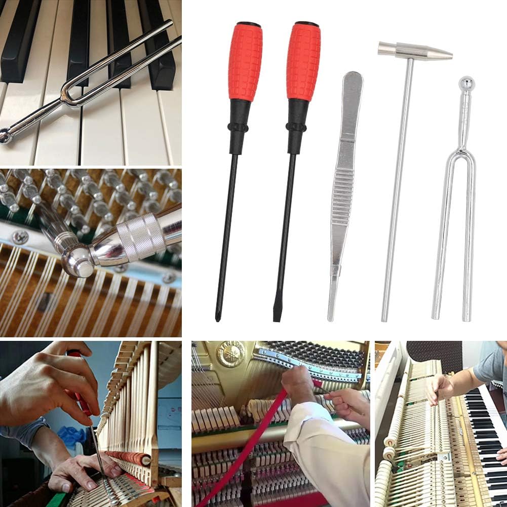 16-Piece Piano Tuning Kit with Storage Case