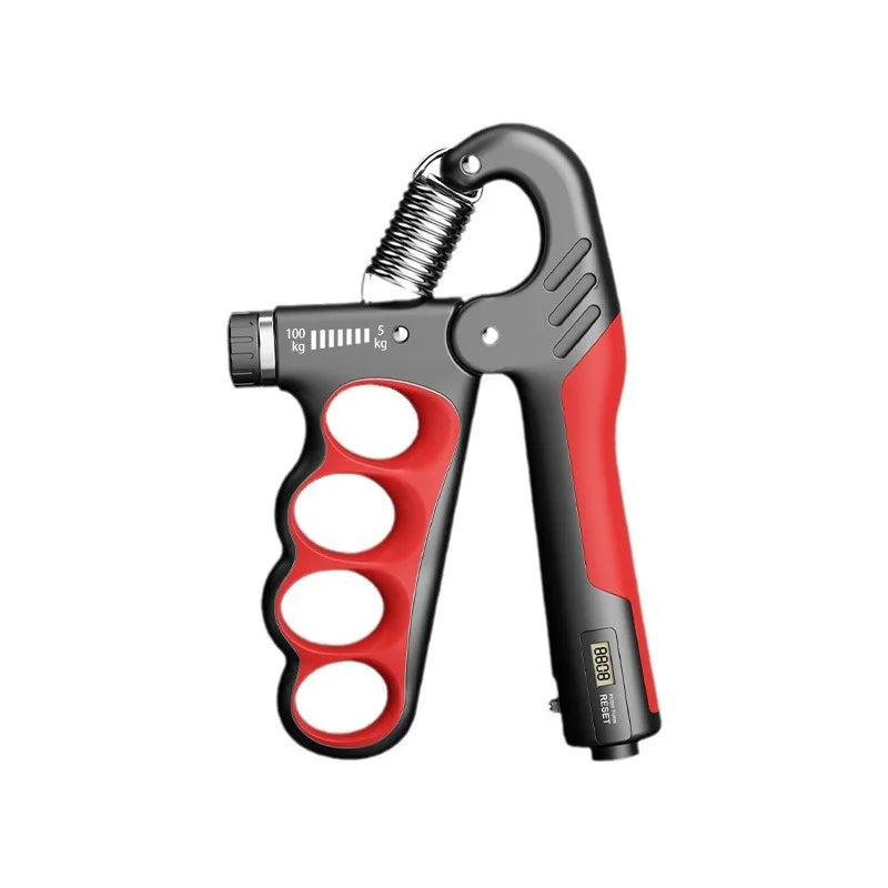 Adjustable Hand Grip Strengthener with Counter, 5–100 kg Strength and Recovery Trainer