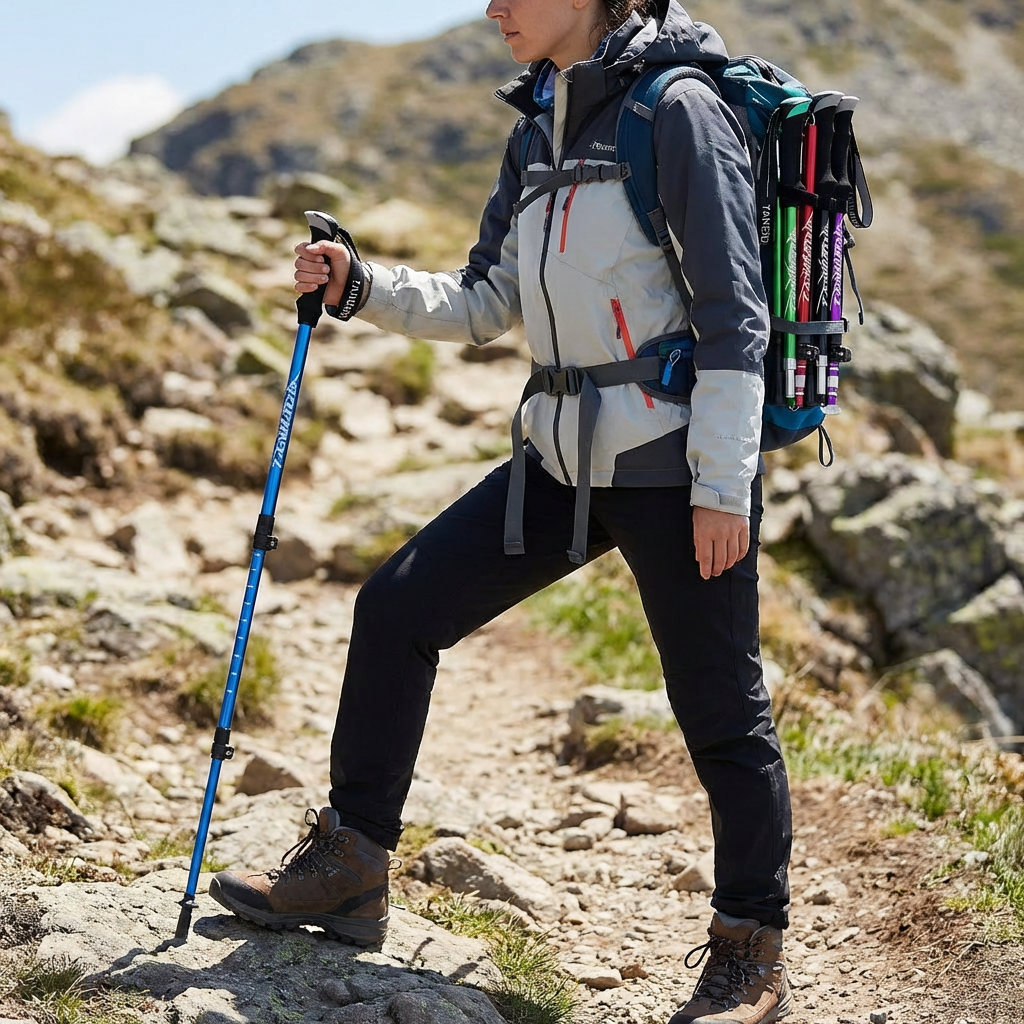 Adjustable Hiking Poles TrailMaster