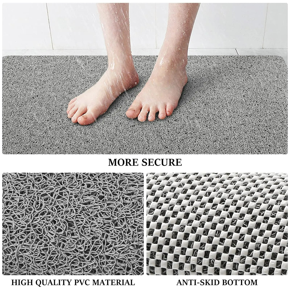 Anti-Slip Shower Mat for Extra Safety & Comfort
