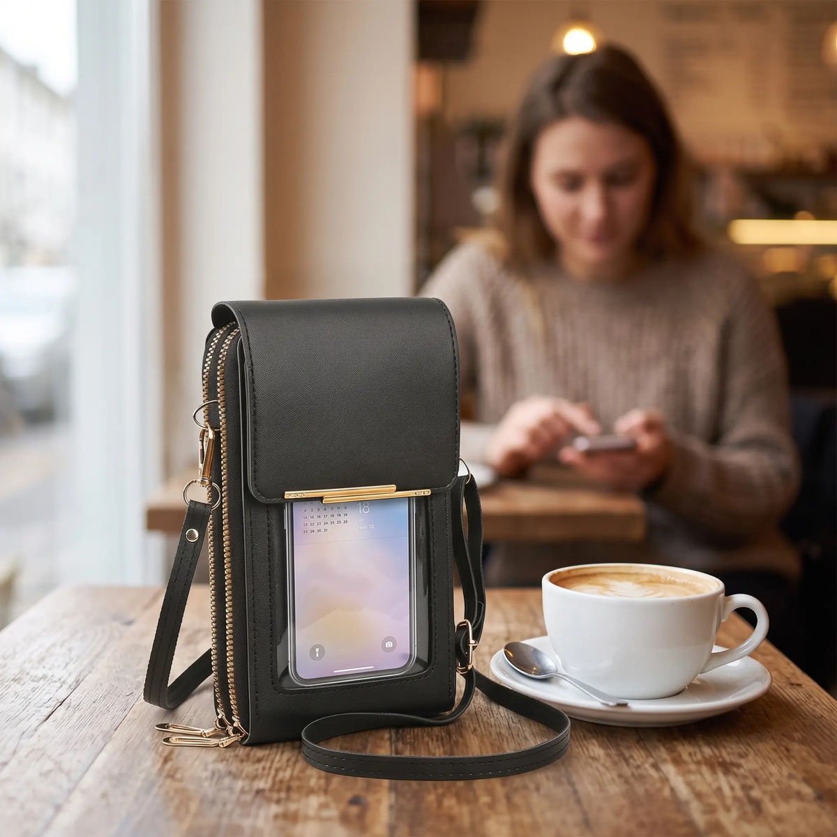 Anti-Theft RFID Phone Wallet