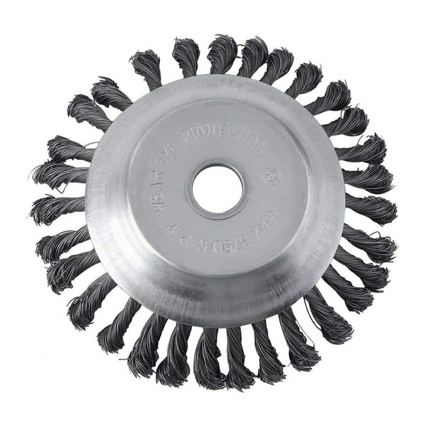 Carbon Steel Weed and Brush Cutter Brush with Twisted Carbon Steel Blades