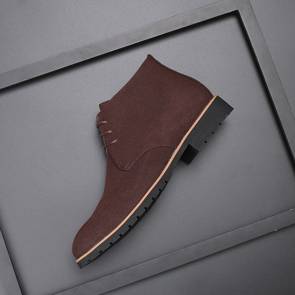 Casual Lace-Up Ankle Boots