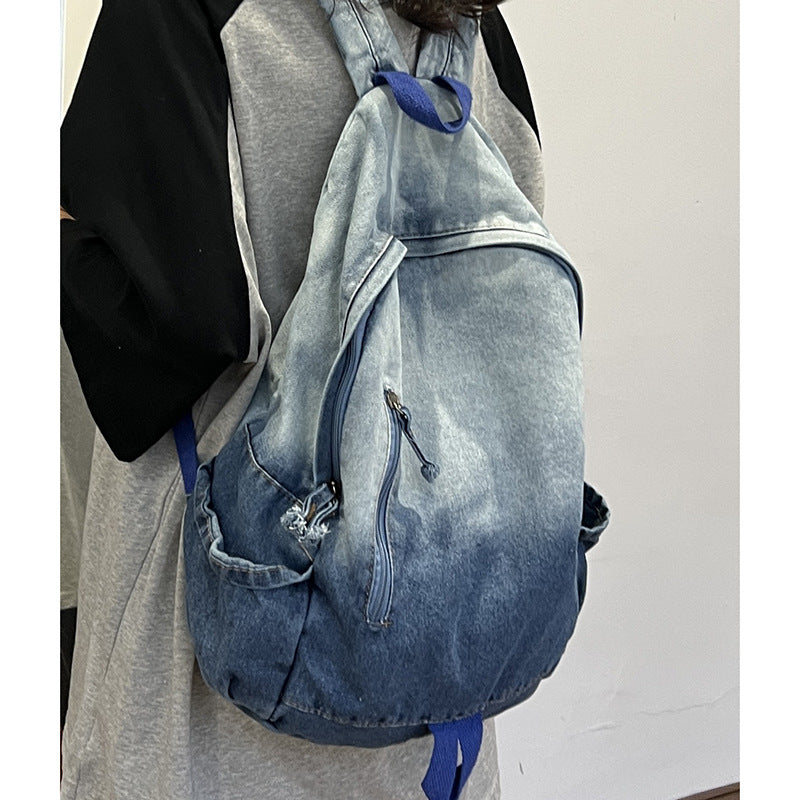 Casual Star Appliqué School Backpack