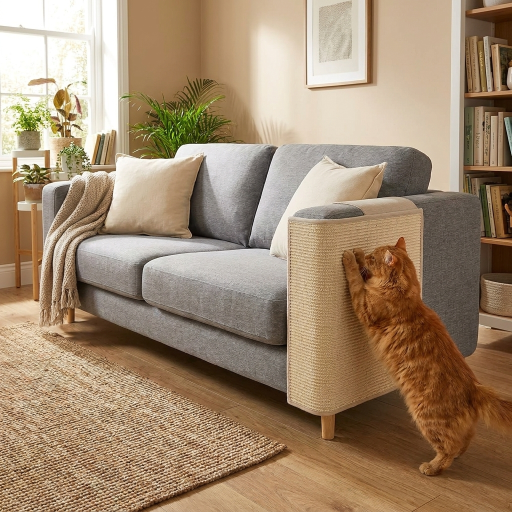 Cat Scratch Sofa Shield Full Armrest Cover