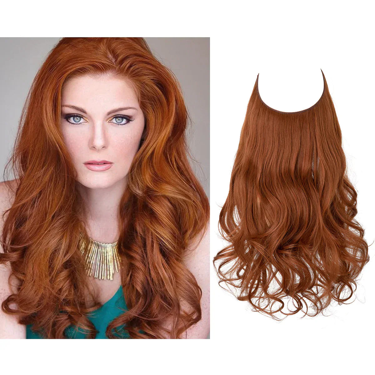 Clip-In Hair Extensions – 100% Human Hair for a Natural Look in 16–22 Inch Lengths for Instant Volume and Length for Any Occasion