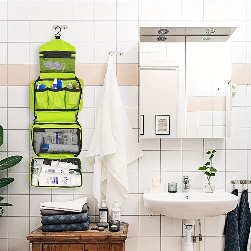 Compact Hanging Toiletry Bag Organizer – Travel Toiletry Bag