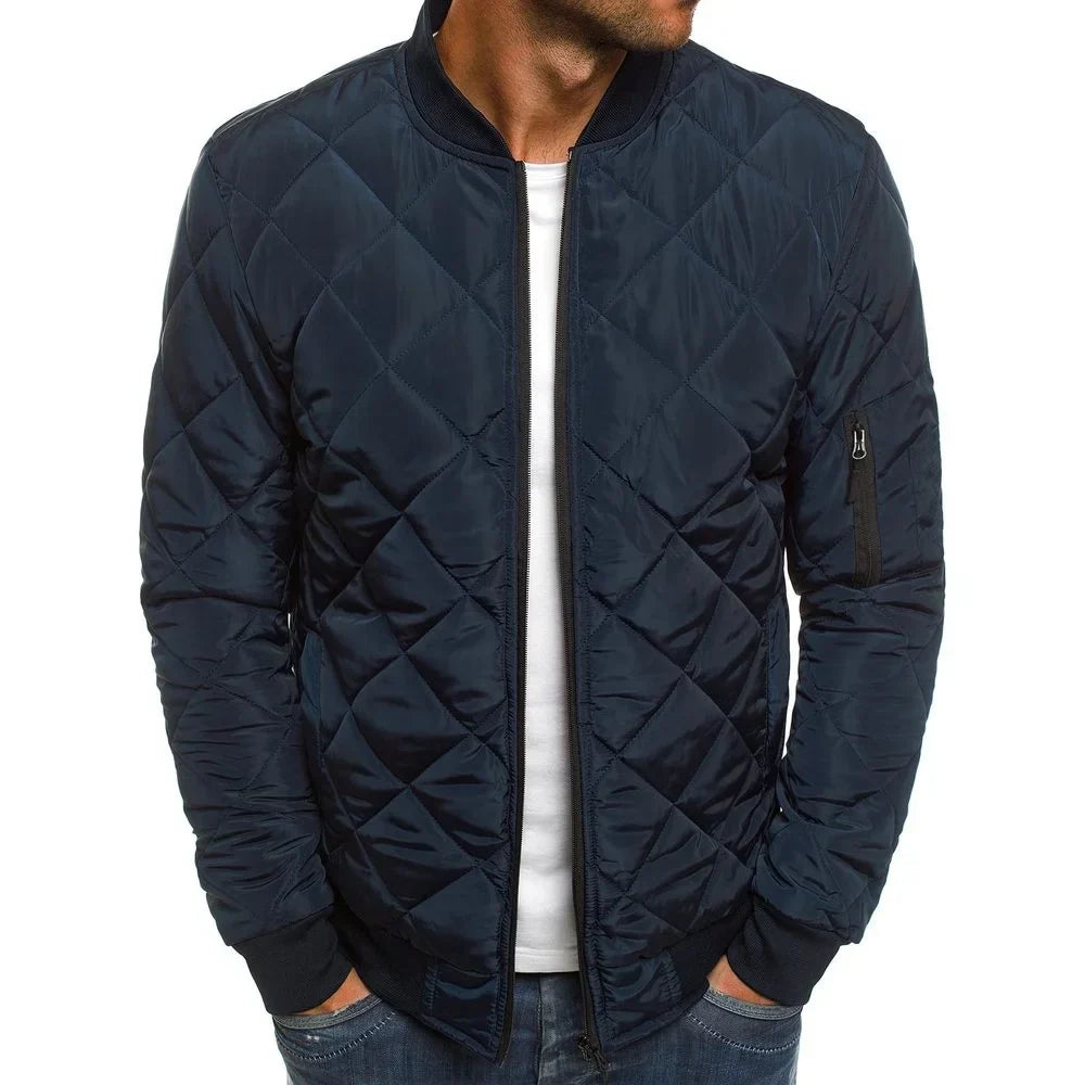 Diamond-Pattern Jacket