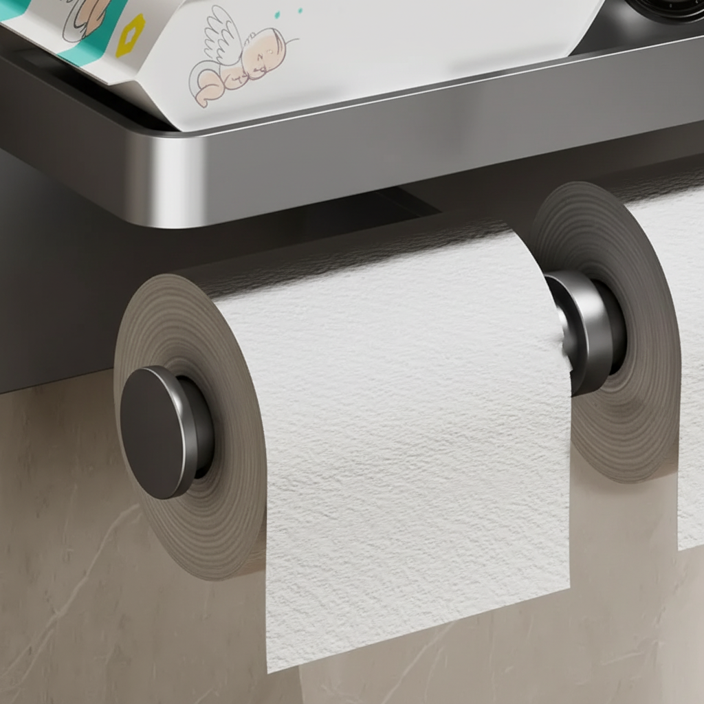 Double Roll Toilet Paper Holder