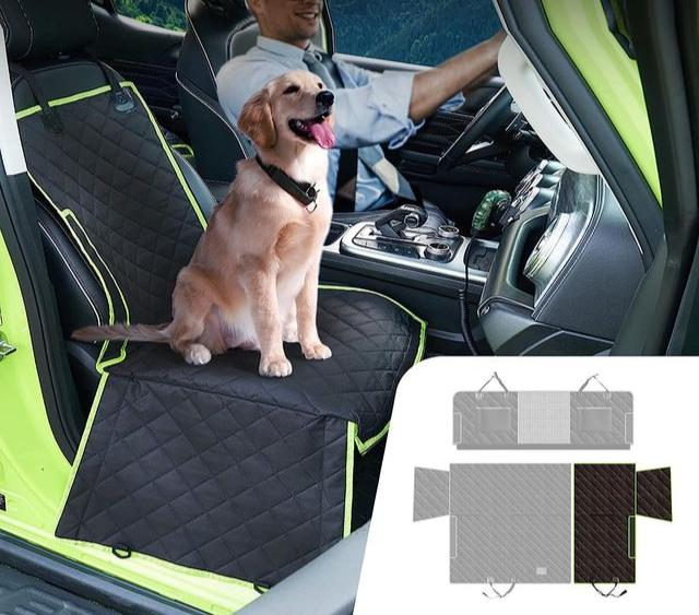 Durable Waterproof Back Seat Cover for Dogs