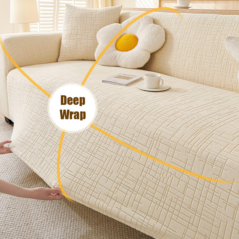 Elastic Jacquard Anti-Scratch Sofa Cover for Pets