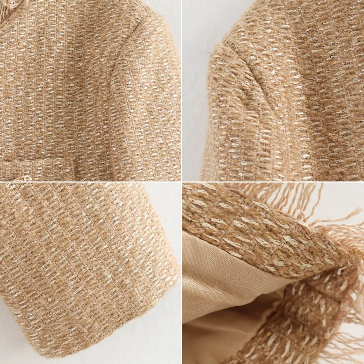 Elegant Cropped Jacket - Perfect for Spring Outfits