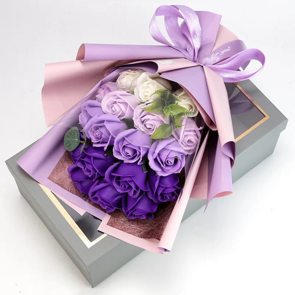 Elegant Soap Flower Bouquet