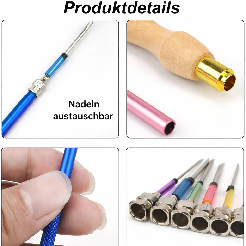 Ergonomic Embroidery Needle Set | Gentle on Hands & Versatile