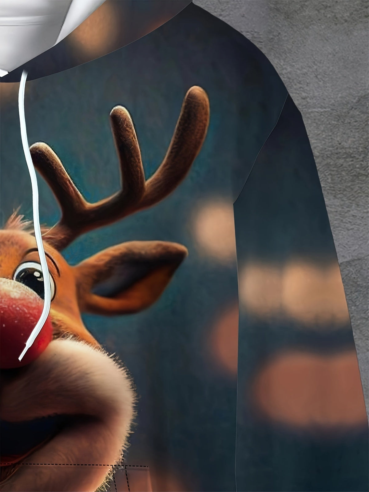 Festive Rudolph Hoodie – Comfortable and Cheerful