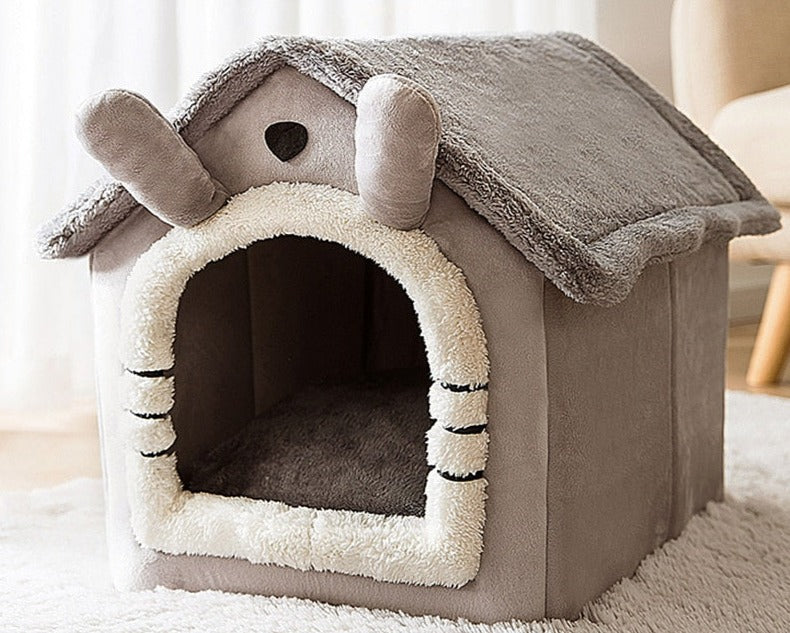 Fluffy Pet House | A Cozy & Warm Sleeping Spot for Your Pet