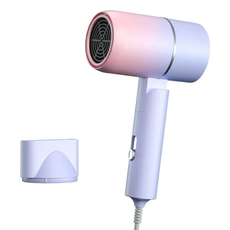 Foldable Ionic Hair Dryer with Compact Design for Home and Travel