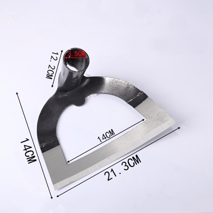Hand-Forged Manganese Steel Garden Hoe for Weeding and Loosening Soil