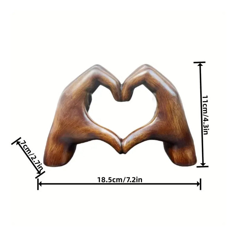 Heart-Shaped Sculpture: Modern Art with a Romantic Feel
