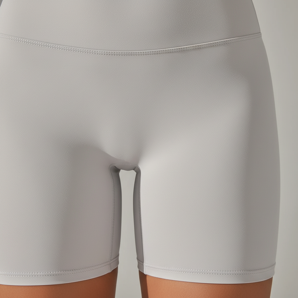 High-Waisted Sports Shorts