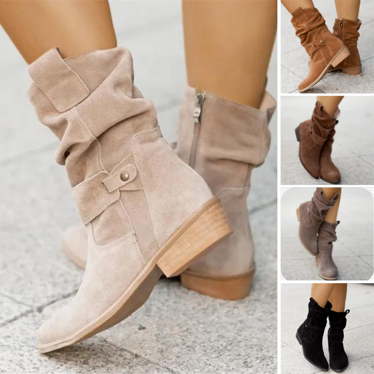 Kerstin - Low Ankle Boots for Autumn