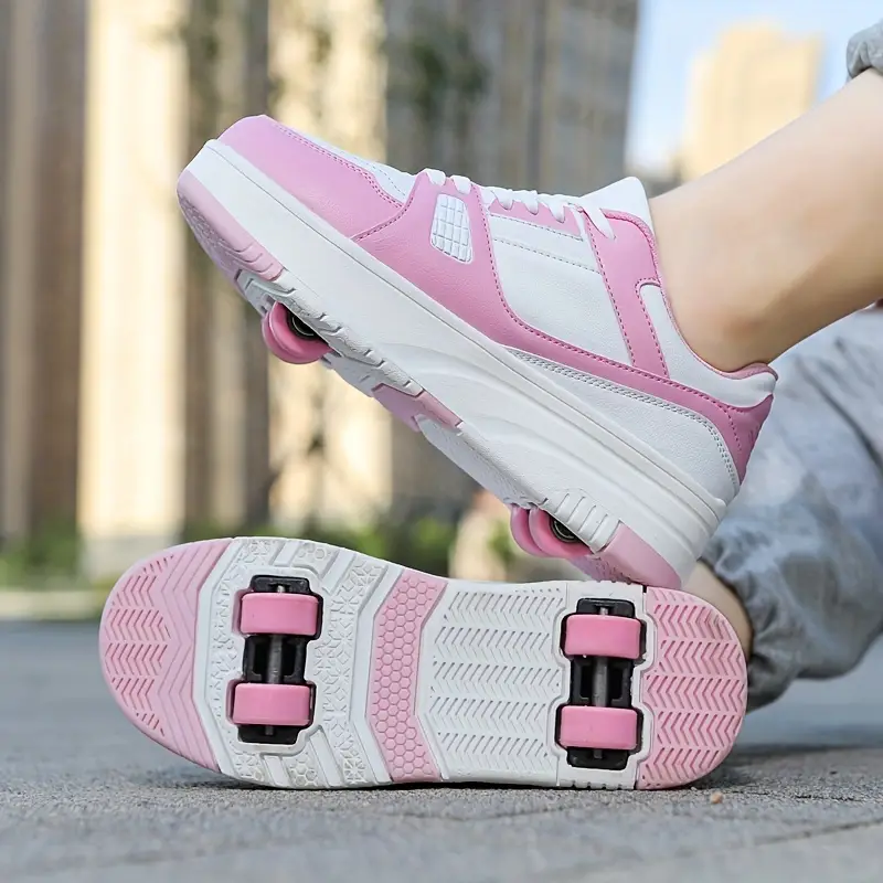 Kids' 2-in-1 Roller Skates with Removable Wheels