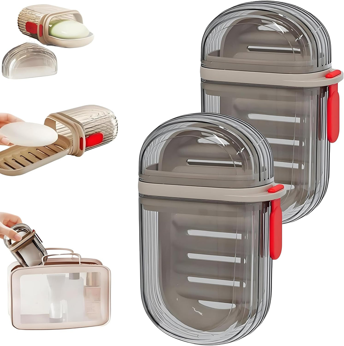 Leakproof, Compact Travel Soap Case