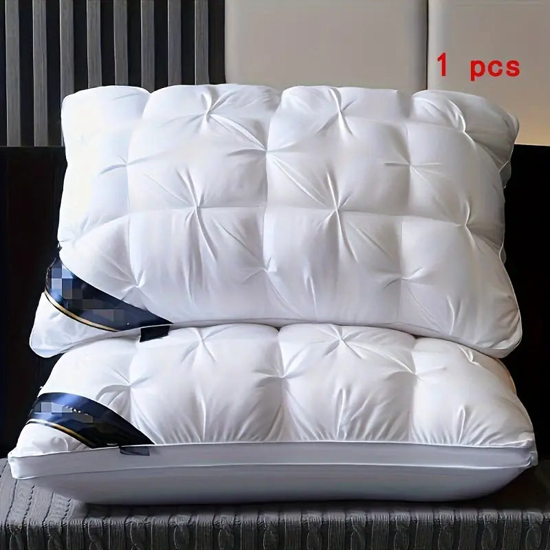Luxury Neck Support Pillow – Hypoallergenic, Machine Washable & Comfortable for Deep Sleep