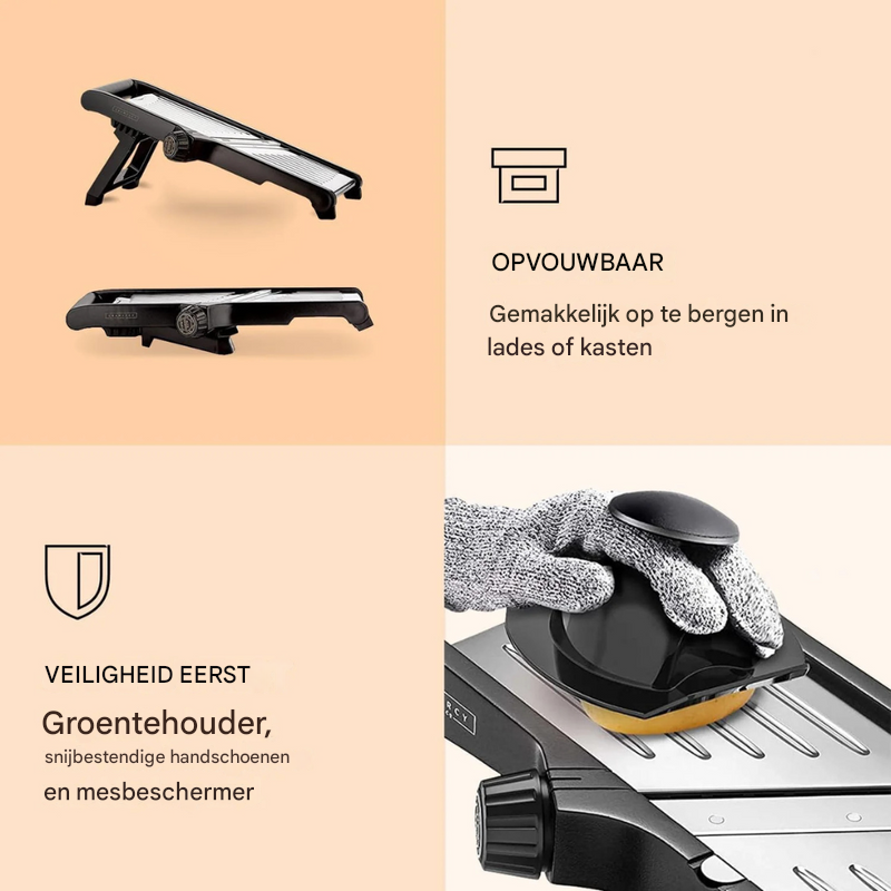 Mandoline Safety Set for Men and Women