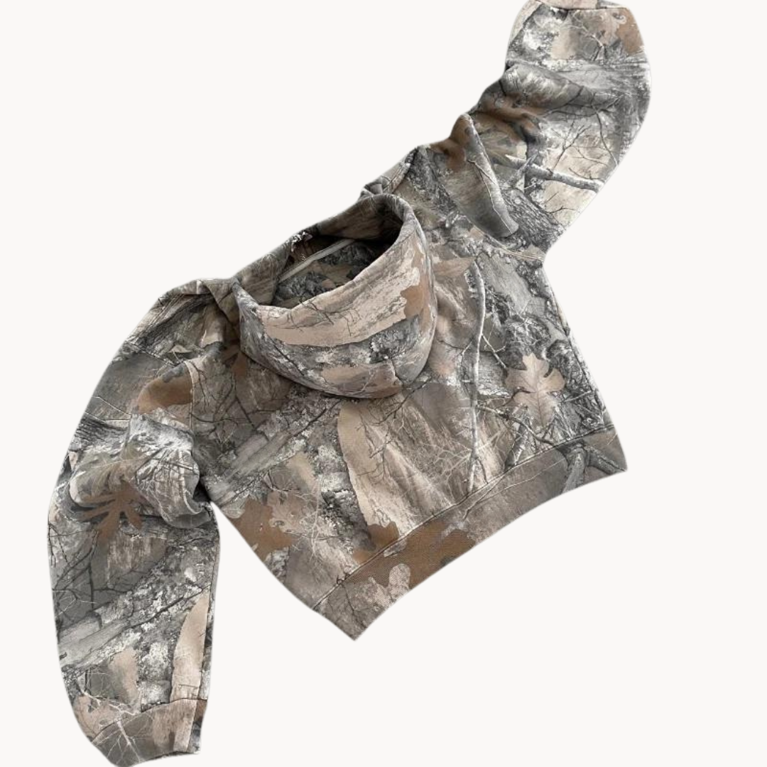 Men's Camouflage-Style Hoodie