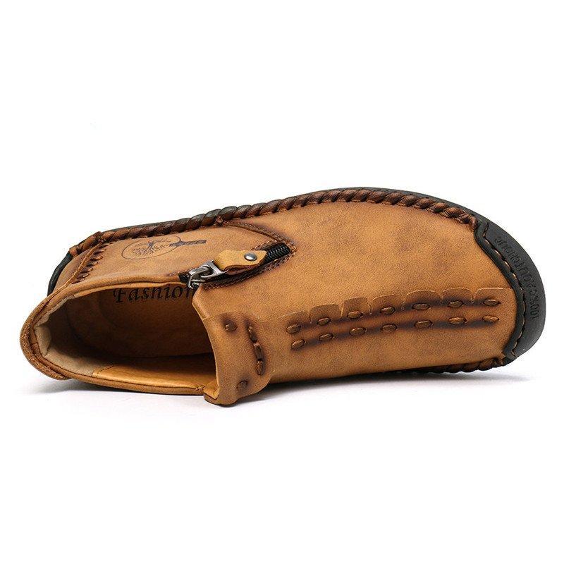 Men's Hand-Stitched Non-Slip Casual Ankle Boots