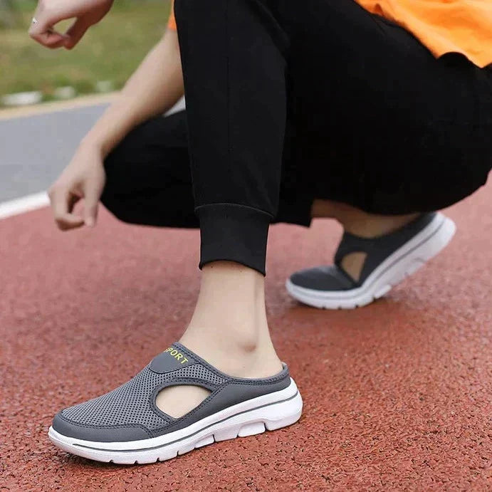 Men's Orthopedic Breathable Lightweight Cushioned Comfort Slip-Ons