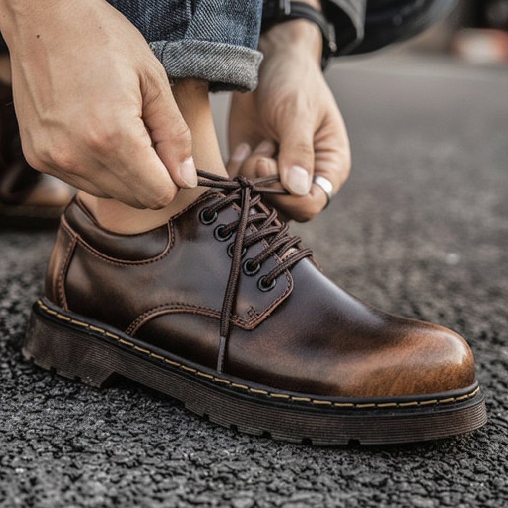 Men's Shoes with a Sturdy Sole