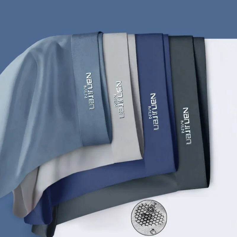 Men's Silky-Soft Boxer Briefs Set (4-Pack)
