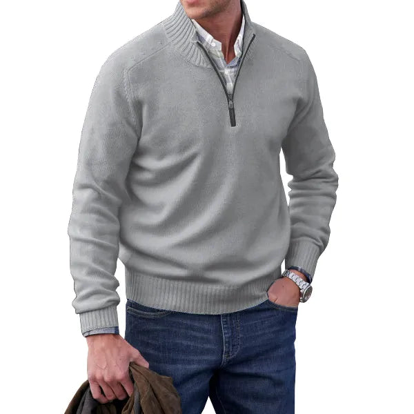 Men's Soft Half-Zip Sweater