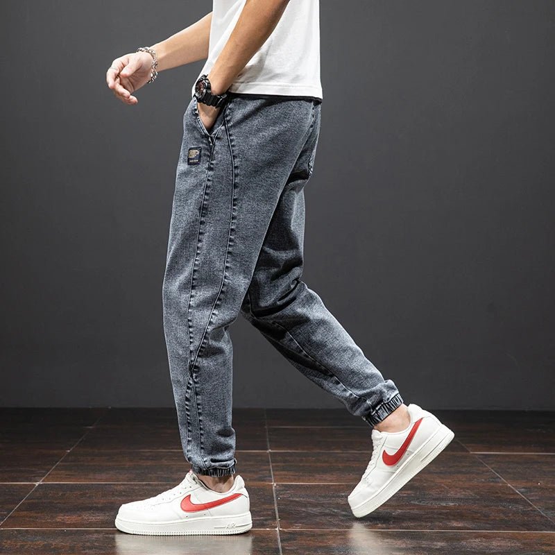 Men's Stretch Elastic Waist Jogger Jeans