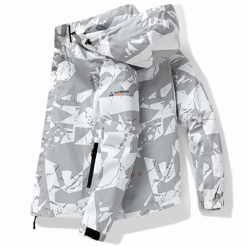 Men's Stylish Sporty Hooded Ski Jacket