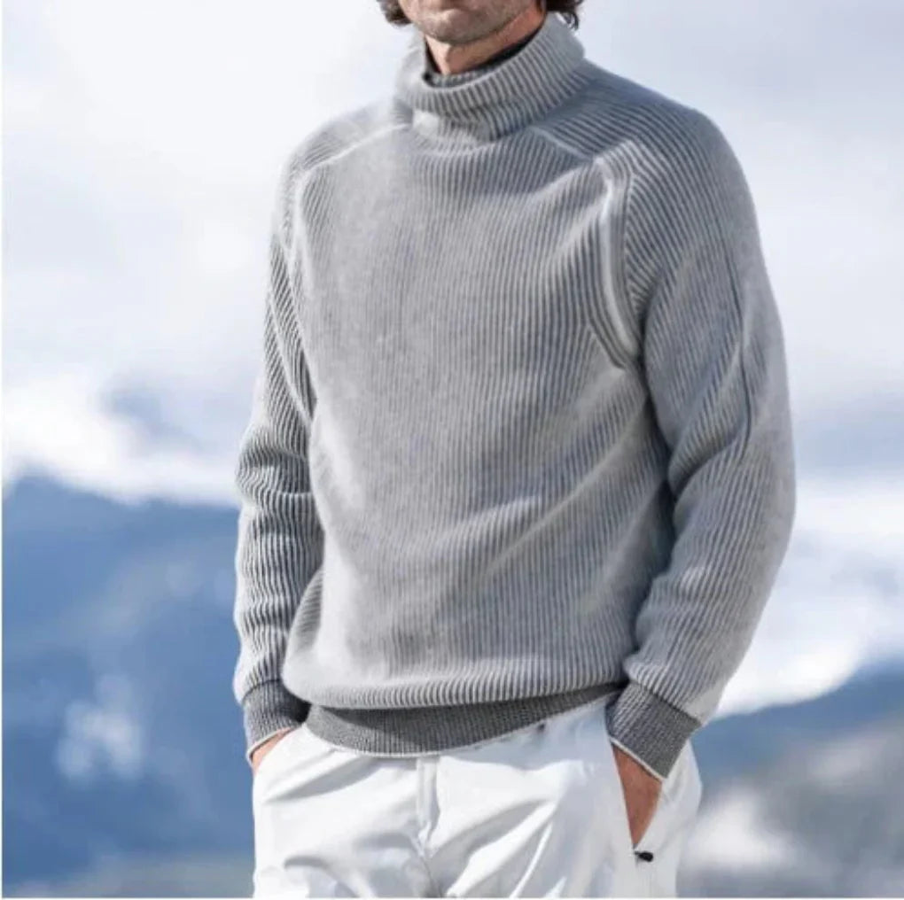 Men's Turtleneck Sweater for Cold Weather