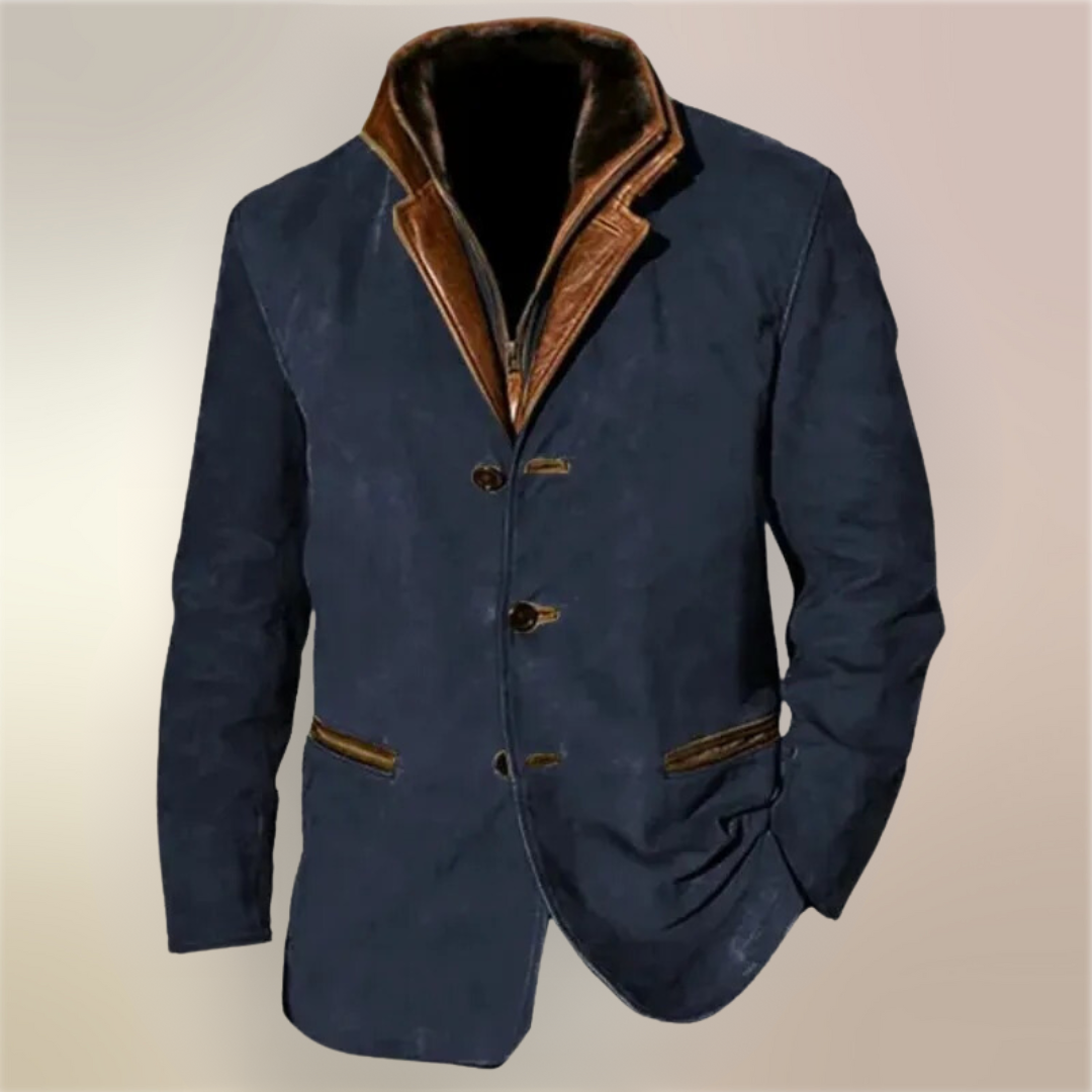 Men's Vintage-Style Jacket – Classic Elegance & Modern Comfort