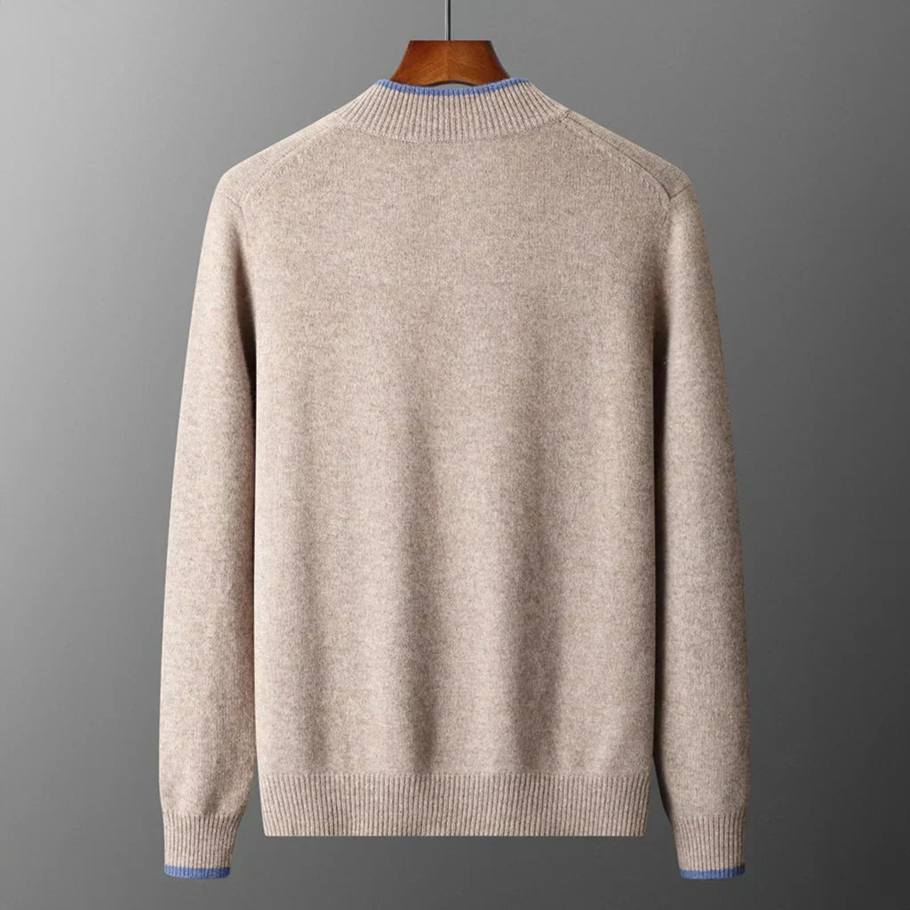 Men's Zip Cardigan Jacket - Warm and Stylish, Perfect for Autumn