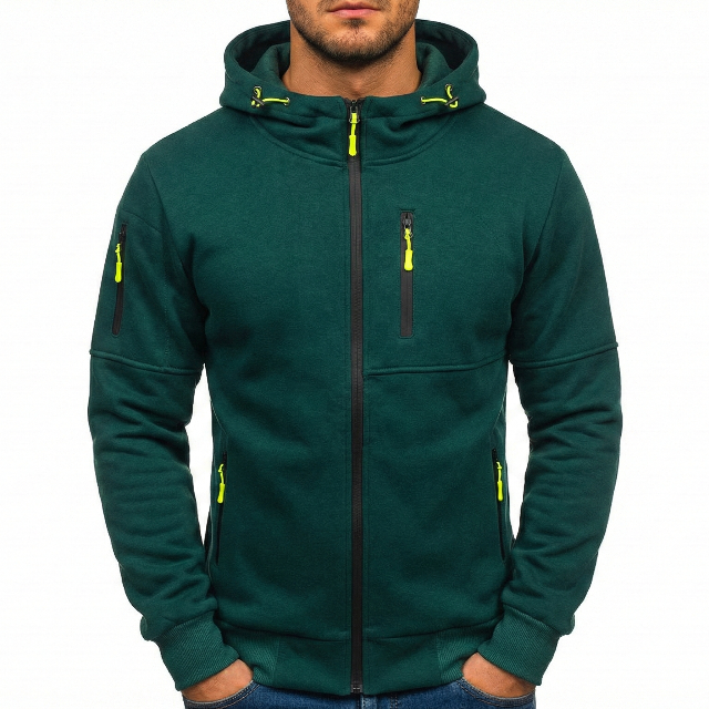 Men's Zip-Up Hoodie