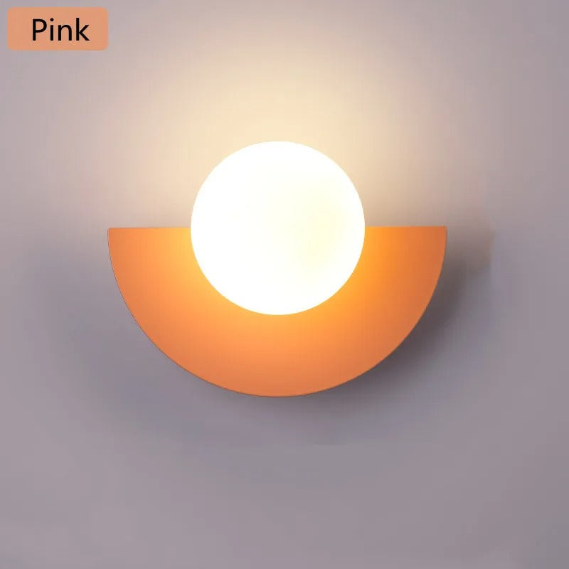 Nordic Semi-Circle Wall Sconce - Modern Lighting