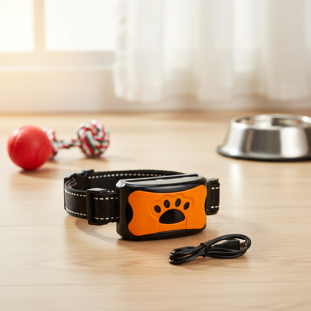 Painless Ultrasonic and Vibration Anti-Bark Dog Training Collar
