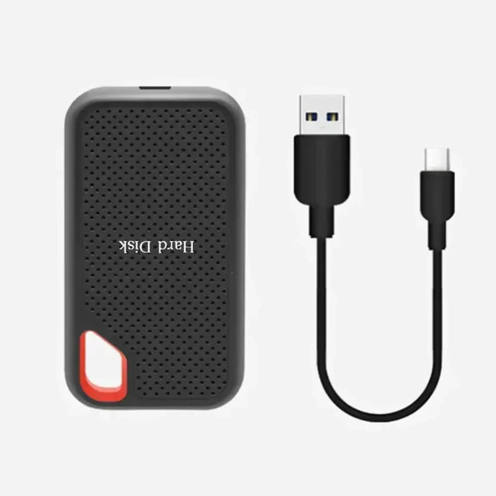 Portable External SSD Drive with High-Speed Data Transfer and Shockproof Storage