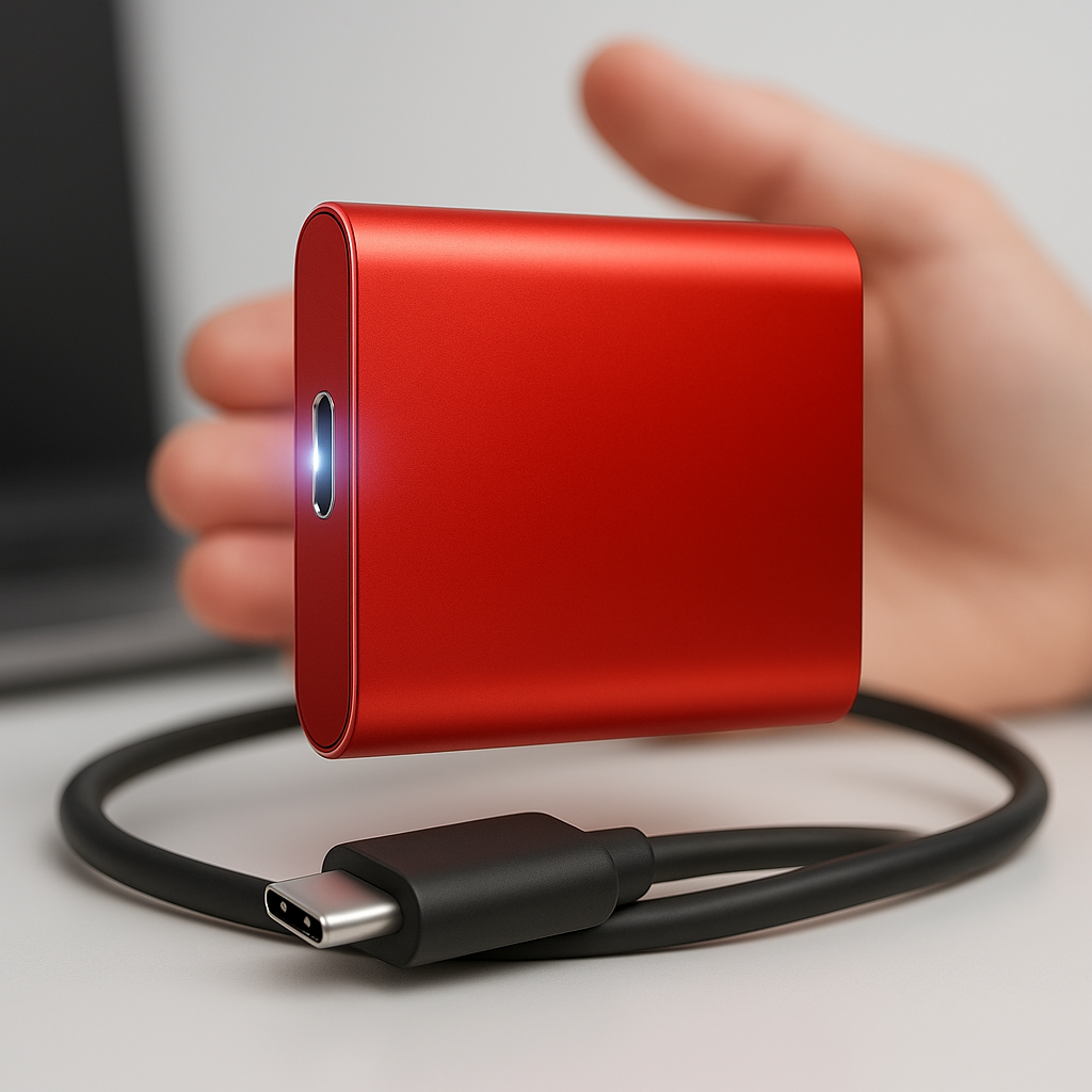 Portable External USB-C Solid State Drive SSD