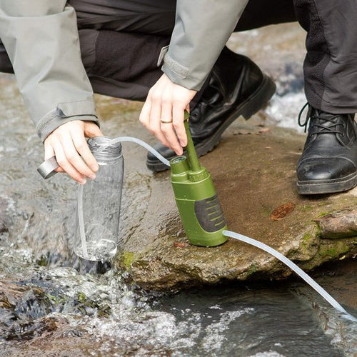 Portable Survival Water Filter – Filters 3000L, No Power Needed, for Camping & Emergencies