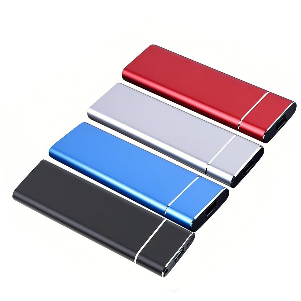 Portable Ultra-Slim External SSD 500GB USB-C Data Storage