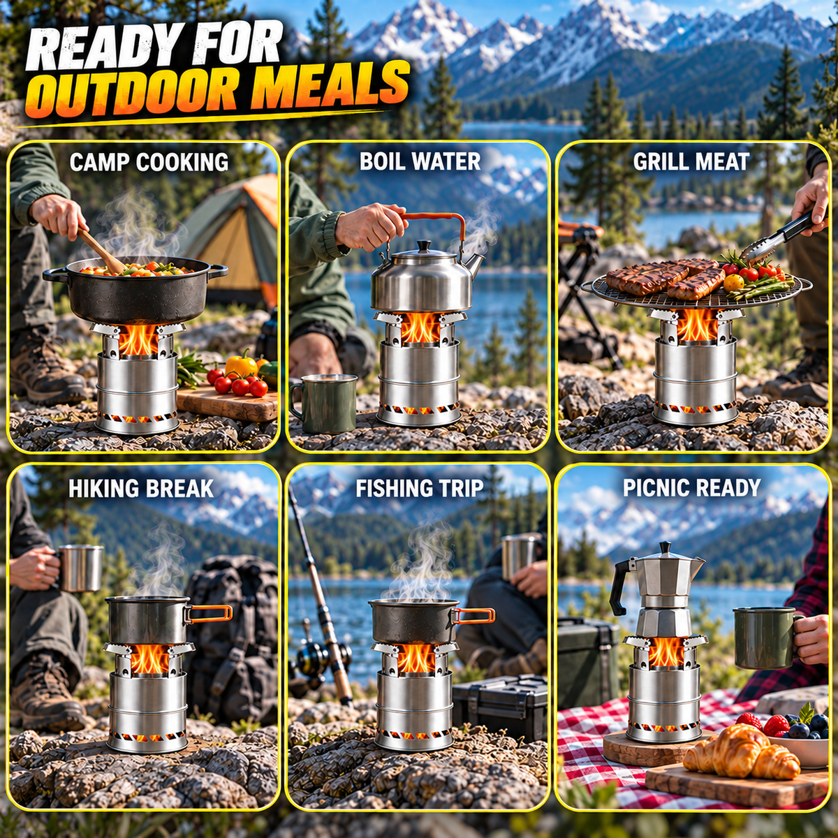 Portable Wood-Burning Stove